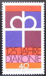Poštovní známka Nìmecko 1974 Nìmecký protestantský kostel Mi# 810