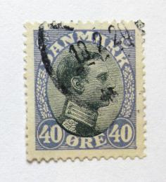Poštovní známka Dánsko 1918 Král Kristián X. Mi# 104 b