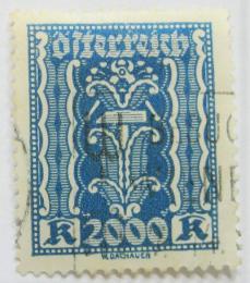 Poštovní známka Rakousko 1923 Symbol práce Mi# 395