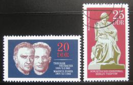 Poštovní známky DDR 1970 Boj proti fašismu Mi# 1603-04