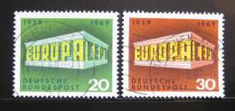 Poštovní známky Nìmecko 1969 Evropa CEPT Mi# 583-84