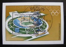 Poštovní známka DDR 1976 LOH Montreal Mi# Block 46