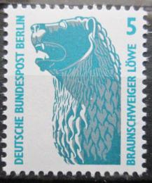 Poštovní známka Západní Berlín 1990 Brunšvický lev Mi# 863