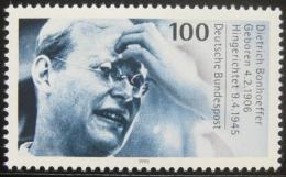 Poštovní známka Nìmecko 1995 Dietrich Bonhoeffer, teolog Mi# 1788