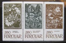Poštovní známky Faerské ostrovy 1984 Pohádky,tripl Mi# 107-09 Kat 16.5€
