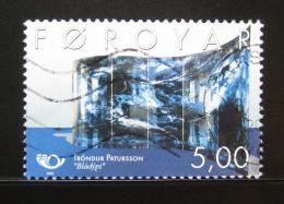 Poštovní známka Faerské ostrovy 2002 Umìní, Patursson Mi# 421