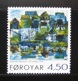 Poštovní známka Faerské ostrovy 2001 Umìní, Heinesen Mi# 405