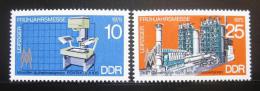 Poštovní známky DDR 1975 Lipský veletrh Mi# 2023-24
