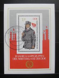 Poštovní známka DDR 1983 Pracující tøída Mi# Block 72