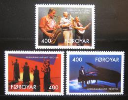 Poštovní známky Faerské ostrovy 1993 Umìlci Mi# 243-45