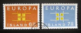 Poštovní známky Island 1963 Evropa CEPT Mi# 373-74 