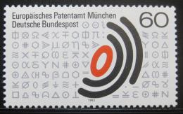 Poštovní známka Nìmecko 1981 Evropský patentní úøad Mi# 1088