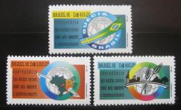 Poštovní známky Brazílie 1992 Konference OSN Mi# 2476-78