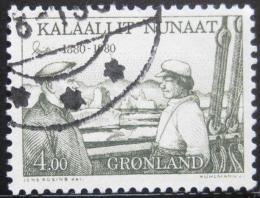 Poštovní známka Grónsko 1980 Ejnar Mikkelsen Mi# 125