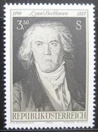 Poštovní známka Rakousko 1970 Ludwig van Beethoven Mi# 1352