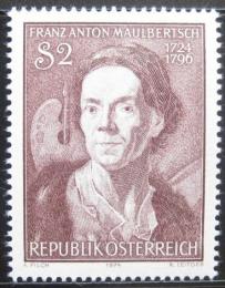 Poštovní známka Rakousko 1974 Franz Mauelbertsch, malíø Mi# 1455