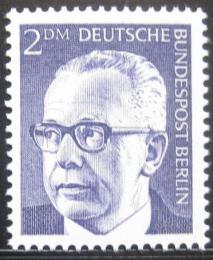 Poštovní známka Západní Berlín 1971 Prezident Heinemann Mi# 370