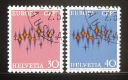 Poštovní známky Švýcarsko 1972 Evropa CEPT Mi# 969-70