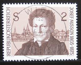 Poštovní známka Rakousko 1975 Josef Misson, básník Mi# 1489