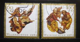 Poštovní známky Nìmecko 1989 Vánoce Mi# 1442-43
