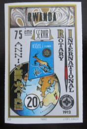 Poštovní známka Rwanda 1980 Rotary Intl. neperf. Mi# 1039 B