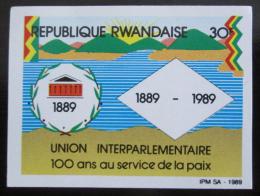 Poštovní známka Rwanda 1989 Století unie neperf. Mi# 1413 B