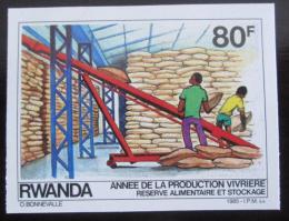 Poštovní známka Rwanda 1985 Rezervy neperf. Mi# 1303 B Kat 6€