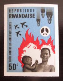 Rwanda 1966 Proti zbranm neperf. Mi# 179 B - zvtit obrzek