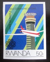 Poštovní známka Rwanda 1984 Komunikace neperf. Mi# 1264 B Kat 9€
