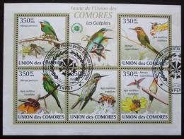 Potovn znmky Komory 2009 Ptci Mi# 2352-56 Kat 9