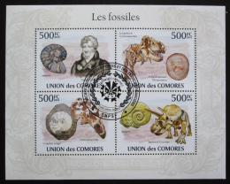 Poštovní známky Komory 2009 Fosílie Mi# 2642-45 Kat 9€