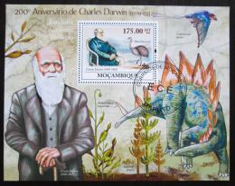 Potovn znmka Mozambik 2009 Charles Darwin Mi# Block 284