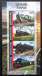 Poštovní známky Niger 2016 Staré parní lokomotivy Mi# 4187-90 Kat 12€