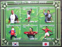 Poštovní známky Mosambik 2001 MS ve fotbale Mi# 1853-58 Kat 10€