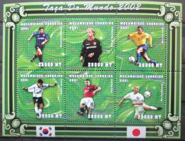 Poštovní známky Mosambik 2001 MS ve fotbale Kat 10€