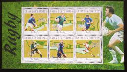 Poštovní známky Komory 2010 Rugby Mi# 2775-80 Kat 10€