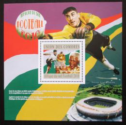 Poštovní známka Komory 2010 MS ve fotbale Mi# Block 600 Kat 15€
