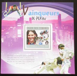Poštovní známka Komory 2010 LOH Peking Mi# Block 605 Kat 15€