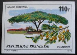 Poštovní známka Rwanda 1979 Acacia sieberana neperf. Mi# 991 B Kat 8€
