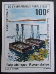 Poštovní známka Rwanda 1981 Jezero neperf. Mi# 1158 B Kat 10€