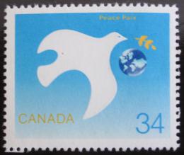 Poštovní známka Kanada 1986 Mezinárodní rok míru Mi# 1010