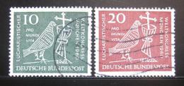 Poštovní známky Nìmecko 1960 Eucharistický kongres Mi# 330-31
