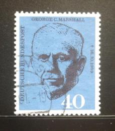 Poštovní známka Nìmecko 1960 George C. Marshall Mi# 344
