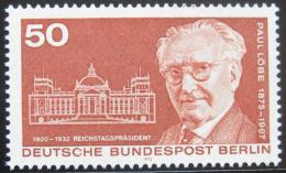 Poštovní známka Západní Berlín 1975 Paul Löbe, politik Mi# 515