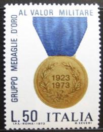 Potovn znmka Itlie 1973 Medaile za statenost Mi# 1432