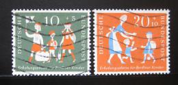 Poštovní známky Nìmecko 1957 Prázdniny Mi# 250-51