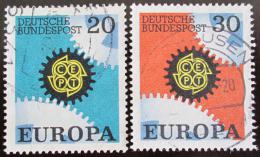 Poštovní známky Nìmecko 1967 Evropa CEPT Mi# 533-34