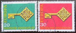 Poštovní známky Nìmecko 1968 Evropa CEPT Mi# 559-60