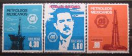 Poštovní známky Mexiko 1978 Ropný prùmysl Mi# 1578-80