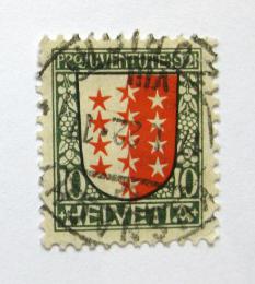 Poštovní známka Švýcarsko 1921 Erb Valais Mi# 172